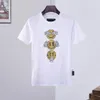 Phillip Plain Designer Mens PP Skull Diamond T Shirts Kortärmad Märke Vår och Sommar Hög O-Neck Kvalitet Skulls Tshirt Tees 15