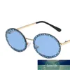 Sunglasses Women Polarized Frame Vintage Galsses Designer Eyewear Retro Round Mirror Oculos Metal Gafas Steampunk MWJ34581