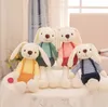 40cm napełniania pp bawełna cute cukierek cukierkowy pluszowa zabawka księżniczka królik lalka poduszka lop uszy prezent dla dzieci