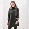 Womens Herfst Winter Cardigan Trench Coat Moto Biker Rits Lederen Jas Koreaanse Mode Windjack Bomber Jassen Kleding