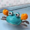 Verkauf Badespielzeug Große Krabbe Uhrwerk Baby Kleinkind Wasser Klassisches Spielzeug Strand Für Drag Tub Sommer Kinder 210712