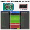 10 sztuk / partia ELM327 V1.5 PIC18F25K80 Chip BT WIFI Reader kodu ELM 327 OBD2 Skaner Diagnostyczny Narzędzia do Android IOS PK ICAR2