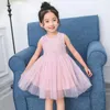 Mädchenkleider Sommerkleid Mädchen Spitze Blume Party ärmellos Kinder süßer Stil Mädchenkleidung 6 8 10 12 14