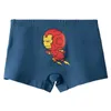 Mode tiener slipje schattig cartoon kinderen jongens ondergoed dier print panty katoen ademend boksers shorts 2-12 jaar 5pcs / pack 210622