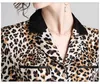 Höstkvinna Leopard Print Runway Shirt A-Line Klänningar Med Bälte Kontor Lady Långärmad Party Dress Femme Robe 210520