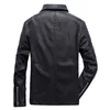 Men's Jackets Plus Size Arrival Men Leather Jacket Spring Autumn Casual L-6XL