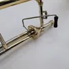 Gerçek Ürün Margewate BB-F # Tune Tenor Trombon Altın Pirinç Kaplama Profesyonel Müzik Enstrüman Kılıf Aksesuarları ile