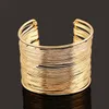 New Fashion Punk Strings Wristband Cuff Jewelry Metal Multilayer Bangle Bracelet for Women 64ju Q0719