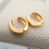 plain gold hoops