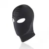 BDSM Gay Toys Maschera fetish Bondage Hood Giochi per adulti Tessuto elastico Full Head Restraint Sex Mask Hood Erotic Sex Toy For Women Men Q0818