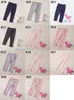 Flickor Leggings Kids Unicorn Print Tights Skinny Casual Bomull Byxor Barn Blommor Utskrift Penna Byxor M3938