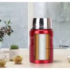 600ML Portable Stainless Steel Food Soup Containers Vacuum Flasks Thermocup Thermos Lunch Box 210809