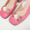 Topkwaliteit vrouwen schoenen gesp Sandalen vierkante tenen ontwerper hoge hakken bruiloft sandaal met originele doos q-153