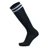 Fotbollsstrumpor Man Knä Hög Striped Tube Athletic Football Sock för Boys Girls Vuxna