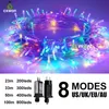 320FT 500LED 31V Basse Tension Imperméable Multicolore Guirlande Lumineuse éclairage de vacances avec 8 Modes pour Intérieur Extérieur Fête Mariage Maison Patio Pelouse Jardin Fournitures