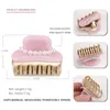 Small Hair Claw - Pearl Holder For Women Lady Fashion Accessory Ornament Cellulose Acetate Clamp Tiara Clips & Barrettes