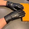 Classique hommes gants en cuir hiver écran tactile mitaines Plus velours chaud épais conduite gants de cyclisme avec boîte-cadeau