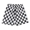 Design Karierte Herren Shorts Lose Lässige Atmungsaktive Mode Plaid Muster Hosen Jungen Straße Hip Hop Stil