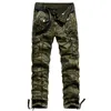 Pantalons pour hommes de mode Printemps Coton Camouflage Pantalon militaire Hommes Combat droit Casual Tactique Salopette Casual Pantalon masculin 210518