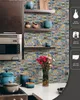 Art3d 30x30cm 3D Wall Stickers Faux Ceramic Tile Design Self-adhesive Water Proof Peel and Stick Backsplash Tiles for Kitchen Bathroom , Wallpapers(10PCS)