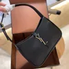 2021 new smooth leather portable shoulder bag ladies gold label crocodile pattern underarm bag wandering bags simple fashion mini 266h