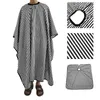 Trendy PopFeel Utmärkt kvalitet Randig Salong Hair Cutting Tyg Barber Cape Frisör varumärke APRONS2704