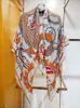 スカーフハイエンドのエレガントな女性のファッション神話パーソナリティ印刷品質シルクカシミヤ大型スクエアスカーフショール