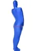 Black and Blue Lycra Spandex Mummy Suit Costumes With internal Arm Sleeves Unisex Sexy Tights Body Bags Sleepsacks Catsuit Costume2968