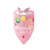 Zwierzaki Birthday Triangle Scarf Dog Supplies Cute Boy Girl Saliva Head Wear Rekwizyty Puppy Cats Party Costumyyy855