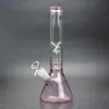 11.5" Glass Beaker Bong 4 Arms Perc Hookah Water Pipe Recycler Bongs Ice Catcher Dab Rig Oil Burner Pipes Bubbler 14mm Bowl