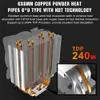 PCCOOLER GI-R66U CPU Hava Soğutucu Fan 120mm PWM AIO 300 W SLICI RADYATÖRÜ Bilgisayar PC GAMING Kılıfı Soğutma Için Intel AMD