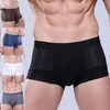 Caleçons Boxer pour hommes, sous-vêtements Sexy à poche bombée, sous-vêtements respirants en maille, vêtements pour hommes