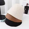 Lady British vintage style Bucket hat Designer Autumn Winter Autumn caps wool woolen Fashion casual sun hats umbrella luxury design