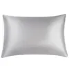 2 pcs silk cetim pillowcases mulberry travesseiro caso rainha rei padrão para cabelos e pele hipoalergênica colher de fronha 585 v2