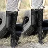 Idopy Mens Coated Jeans Korean Fashion Cool Waxed Slim Fit Biker Denim Pants 2103184992177