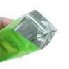 Matte Green Aluminum Foil Stand Up Bag Grip Seal Tear Notch Doypack Food Snack Coffee Bean Storage Pack Pouches LX4225