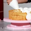 Strumenti per pasticceria da forno Giradischi per torte Supporto rotondo antiscivolo rotante Tavolo di laminazione da 28 cm