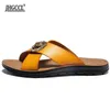 Mens Slippers Summer Size Beach Sandal Fashion Men Sandals Leather Casual Shoes Flip Flop Sapatos Zapatos Hombret s