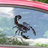 Car 3D Scorpions Sticker Body Trucks Window Waterproof Motorcycle styling Auto Decal Bonnet Side Stripes Adesivi per animali