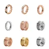 Mode Luxury S925 Silver Jewelry Ring Designer Män och kvinnor Presentförlovningsring8299360
