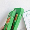 Glam Telefon Väska Grön 3D Dinosau för iPhone13Pro / Max 11Pro / Max XS Max XR iPhone12 11 7 8Plusfall