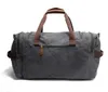 Vintage toile hommes sacs de voyage bagage à main grand hommes sacs polochons épaule week-end sac nuit grand fourre-tout sac à main