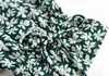 Femmes Chic Vert Floral Print Ropa Mujer Vintage Volants Fille Summer Blouse Mode Court Flare Manches Harajuku Tops 210520