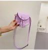 Mode princesse accessoires sac à bandoulière en cuir PU filles enfants Mini sacs à main mignon bébé enfants gland porte-monnaie sac de messager