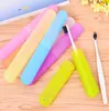 Portable dessin animé modèle Mini plastique brosse à dents boîte étui voyage titulaire hygiène dents santé couleur aléatoire