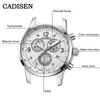 Wristwatches CADISEN C7053 Mens Watch Automatic Date Swiss ISA Cal8171 Movt Quartz Watches Men Sapphire 316L 5ATM Chronograph Re4580053