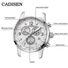 Armbandsur Cadisen C7053 MENS Titta på Automatic Date Swiss Isa Cal8171 Movt Quartz Watches Men Sapphire 316L 5ATM Chronograph Re4580053