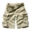 2020 sommer Mode Military Cargo-Shorts Männer Hohe Qualität Baumwolle Casual Herren Shorts Multi-tasche (Freies Gürtel) g1209