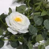 180 cm Yapay Çiçekler Bitkiler Düğün Süslemeleri Sahte Okaliptüs Asma Çelenk Düğün Için Asılı Yaprak Ev Ofis Bahçe Duvar Masa Zanaat Sanat Dekor