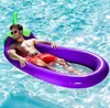 Water Drifting Mattress Oversize Inflatable Eggplant water Pool Floats High Density Harmless Floating Mats Summer Beach Swimming Ring Tubes